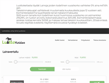 Tablet Screenshot of luottokeidas.net